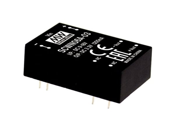 MEAN WELL SCWN06C-05, 20,3 mm, 31,8 mm, 10,2 mm, 12,5 g, 6 W, 36 - 72 V