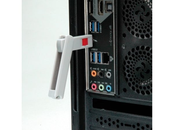 ROLINE 11.02.8333, Portin lukitusavain, USB Type-C, harmaa, 1 kpl