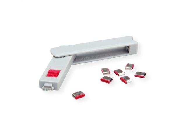 ROLINE 11.02.8333, Portin lukitusavain, USB Type-C, harmaa, 1 kpl