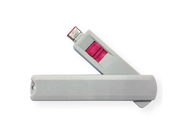 ROLINE 11.02.8333, Portin lukitusavain, USB Type-C, harmaa, 1 kpl