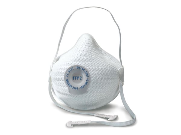 Moldex støvmaske 3105 01 FFP2 NR D-V AIR str. M/L 10 stk - (10 stk.)