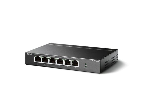 TP-Link TL-SF1006P, Uhåndtert, Fast Ethernet (10/100), Full tosidig, Strøm over Ethernet (PoE)