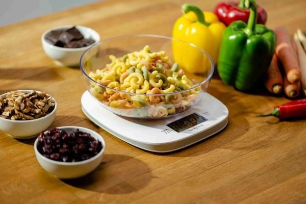 Zelmer ZKS1450, Elektronisk kjøkkenvekt, 5 kg, 1 g, Hvit, Benkeplate, firkant