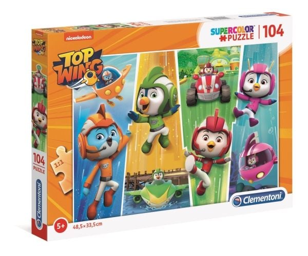 Clementoni Top Wing, 104 stykker, Tegneserier, 6 år