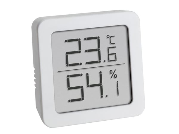 TFA - Värmehygrometer - digital - vit