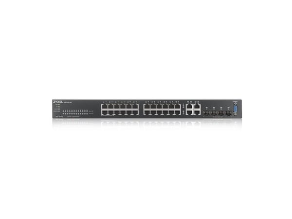 Zyxel GS2220-28 - Switch - Styrt - 24 x 10/100/1000 + 4 x kombo-Gigabit SFP - rackmonterbar