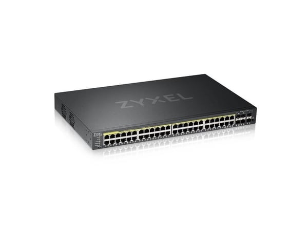Zyxel GS2220-50HP - Switch - Styrt - 44 x 10/100/1000 (PoE+) + 4 x kombo-Gigabit SFP + 2 x Gigabit SFP - rackmonterbar - PoE+ (375 W)