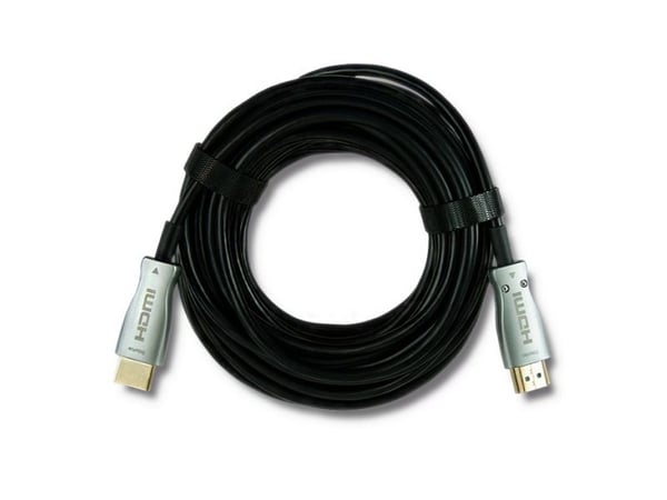 Qoltec - HDMI-kabel - HDMI hann til HDMI hann - 10 m - svart, sølv