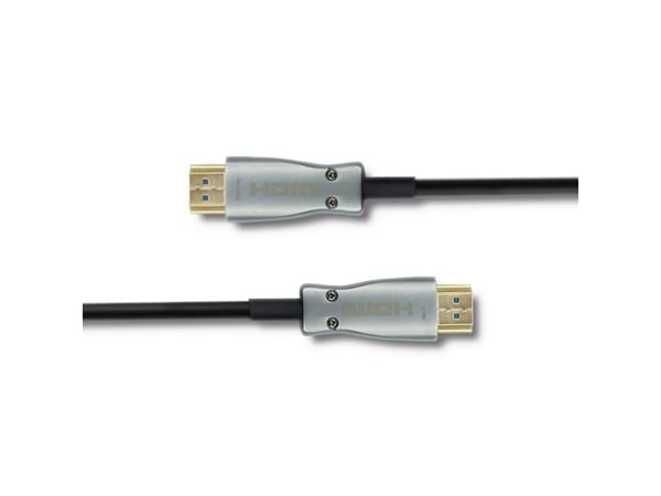 Qoltec - HDMI-kabel - HDMI hann til HDMI hann - 10 m - svart, sølv