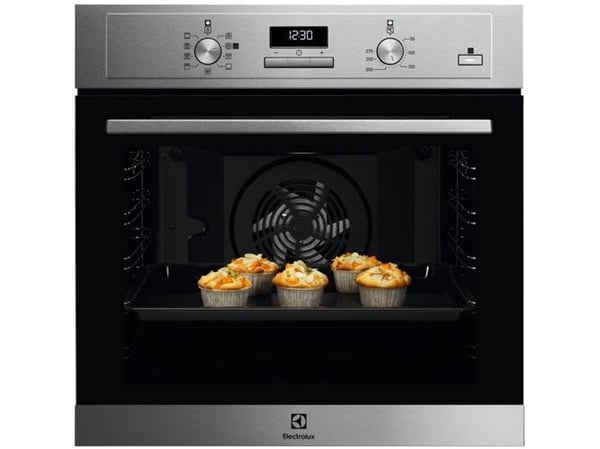 Electrolux EOD3H70X, Medium, Elektrisk ovn, 2790 W, 72 l, Innebygget, Rustfritt stål