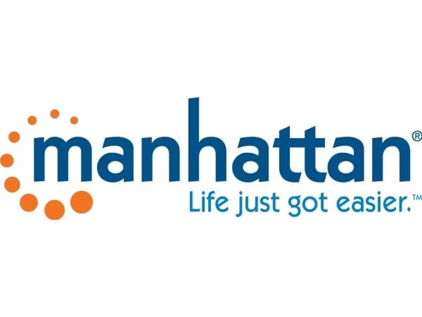 Manhattan 461672, 100 kg, 152,4 cm (60"), 2,54 m (100"), 1000 x 600 mm, Høydejustering, Sølv