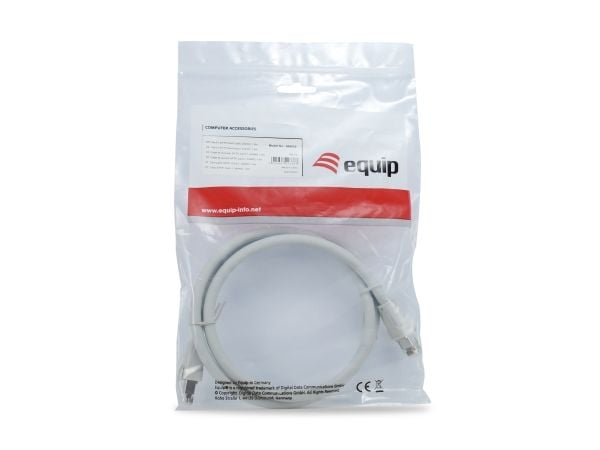 Equip 608010, 1 m, Cat8.1, S/FTP (S-STP), RJ-45, RJ-45, Grå