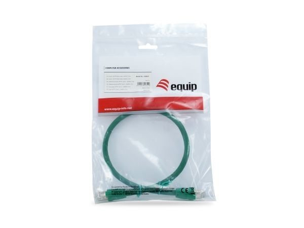 Equip 608047, 0,5 m, Cat8.1, S/FTP (S-STP), RJ-45, RJ-45, Grønn