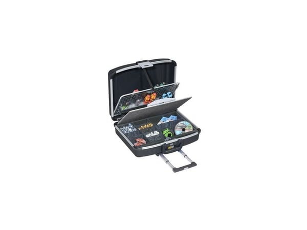 Allit ProServe R170-200, Musta, Polykarbonaatti, Naarmuuntumisenkestävä, 435 x 275 x 150 mm, 490 mm, 425 mm