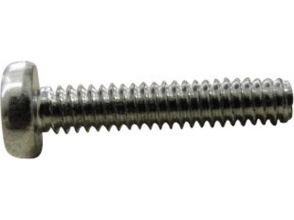 Toolcraft 104160, Skru, Stål, M2.5, Rundt hode, Metallisk, 12 mm