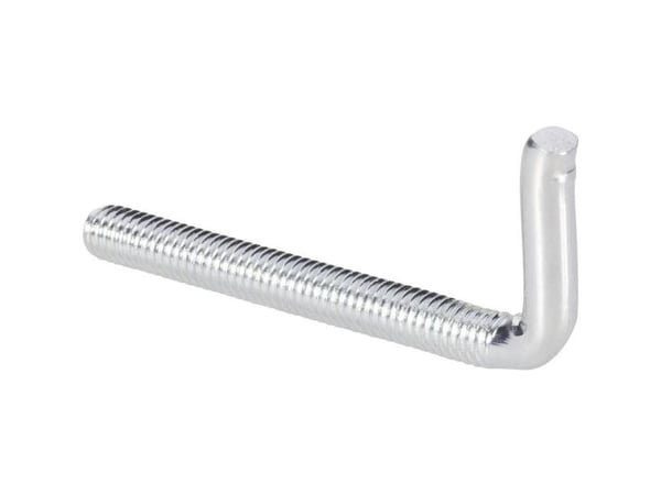 Toolcraft 890689, Skruv, Galvaniserat stål, M5, Krokhuvud, 50 mm, 10 styck