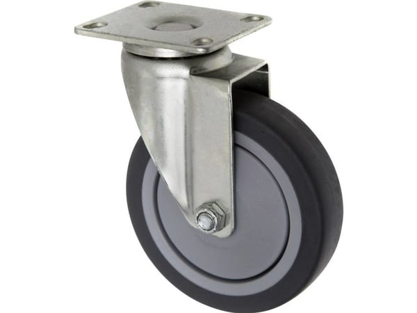 Toolcraft TO-5137917, Sort, Metallisk, 65 kg, Termoplastisk elastomer (TPE), 10 cm