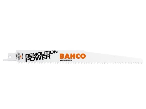 Bahco 3940-300-5/8-DSL-5P, Sabelsagblad, Stål, Hvit, 5/8, 1,6 mm, 30 cm