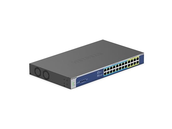 NETGEAR GS524UP - Switch - ikke-styrt - 8 x 10/100/1000 (PoE+) + 16 x 10/100/1000 (PoE++) - stasjonær, rackmonterbar - PoE++ (480 W) - AC 100 - 230 V