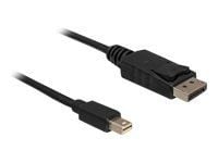 Delock - DisplayPort-kabel - Mini DisplayPort (hann) til DisplayPort (hann) - 3 m