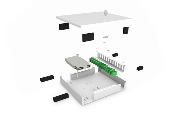 DIGITUS LWL Unibox zur Wandmontage, kompakti