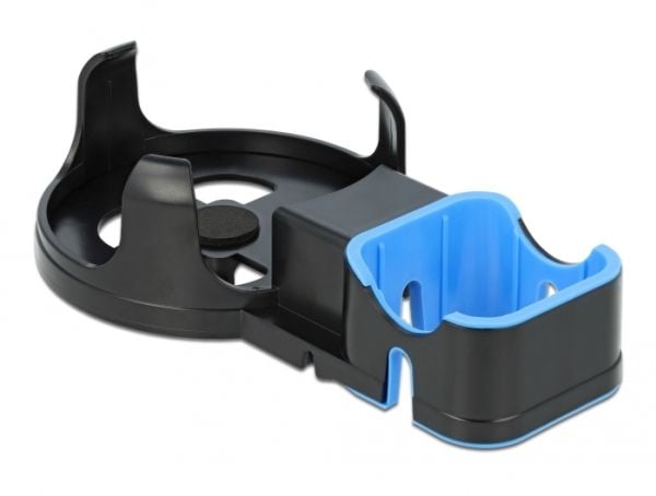 Delock - Brakett - for smart høyttaler - plastikk - svart, blå - veggmonterbar - for Amazon Echo Dot (3rd Generation)
