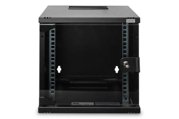 Digitus DN-10-06U-B - Skap - veggmonterbar - svart, RAL 9005 - 6U - 10"