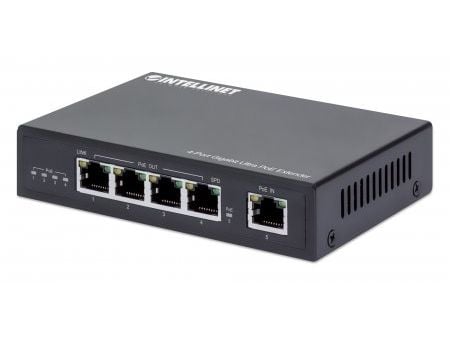 Intellinet 561617, Sender, 100 m, 10000 Mbit/s, Cat5e, 10,100,1000 Mbit/s, Full
