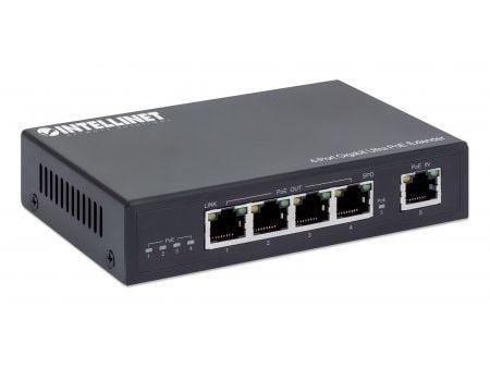 Intellinet 561617, Sender, 100 m, 10000 Mbit/s, Cat5e, 10,100,1000 Mbit/s, Full