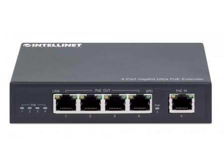 Intellinet 561617, Sender, 100 m, 10000 Mbit/s, Cat5e, 10,100,1000 Mbit/s, Full