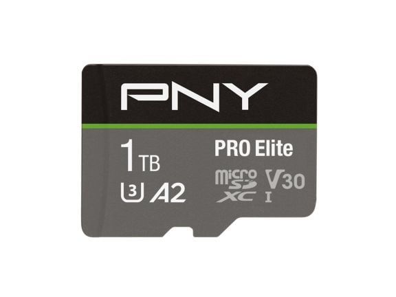 PNY PRO Elite - Flashminnekort - 1 TB - A2 / Video Class V30 / UHS-I U3 / Class10 - microSDXC UHS-I