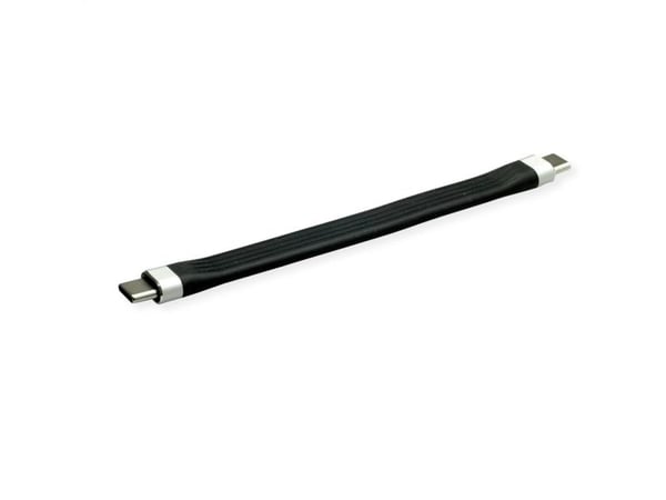ROLINE 11.02.9054, 0,11 m, USB C, USB C, USB 3.2 Gen 2 (3.1 Gen 2), 10 Gbit/sek., Sort