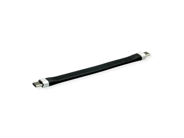 ROLINE 11.02.9054, 0,11 m, USB C, USB C, USB 3.2 Gen 2 (3.1 Gen 2), 10 Gbit/sek., Sort