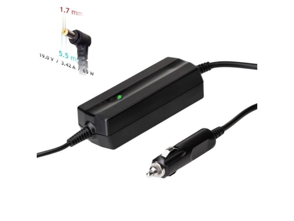 Akyga Dedicated Series AK-ND-34 - Bilstrømadapter - 12 V - 65 watt - svart