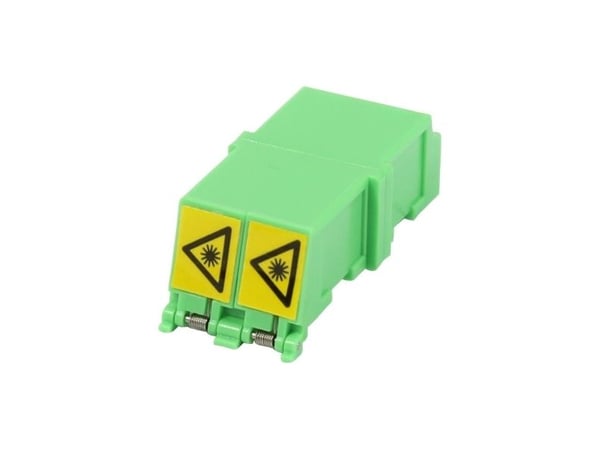 LWL-kobling LC APC hunn til hunn laserglasskapslukk 9125u singlemode duplex PVC keramikkhylse uten flens Synergy 21