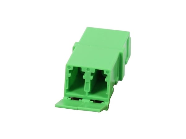 LWLKupplungLCAPCBuchseLCAPCBuchseLaserschutzverschluss 9125u Singlemode duplex PVC Keramikhülse ohne Flansch Synergy 21