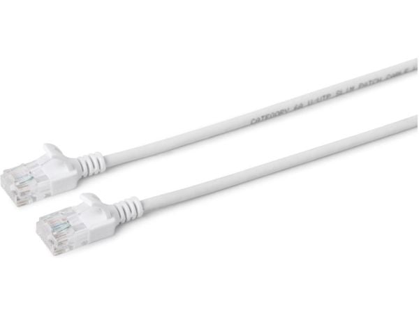 MicroConnect - Nätverkskabel - RJ-45 (hane) till RJ-45 (hane) - 7.5 m - 3.6 mm - UTP - CAT 6a - halogenfri, hakfri, tvinnad - vit