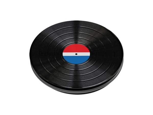 PopSockets PopGrip - Fingergrep/stativ for mobiltelefon - Backspin Aluminum 45 RPM