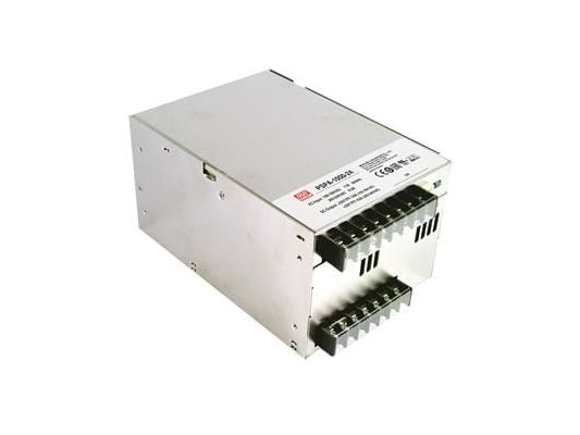 MEAN WELL PSPA-1000-24, 90 - 264 V, 1000 W, 24 V, 42 A, RoHS, 120 mm