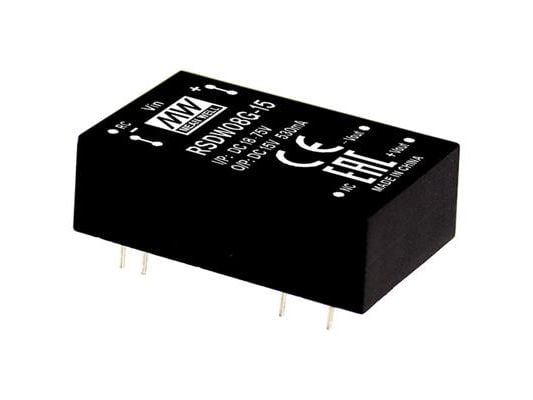 MEAN WELL RSDW08G-05, 18 - 75 V, 8 W, 5 V, RoHS, 600 stk