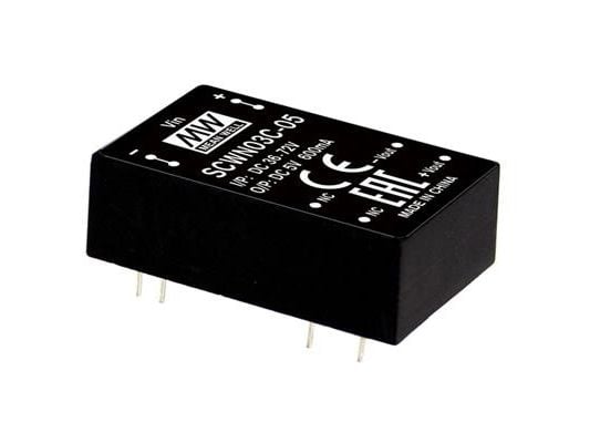 MEAN WELL SCWN03E-12, 3 W, 12 V, 0,25 A, RoHS, 700 kpl