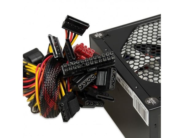 iBOX Aurora - Strømforsyning (intern) - ATX12V 2.03/ EPS12V - AC 200-240 V - 600 watt - aktiv PFC