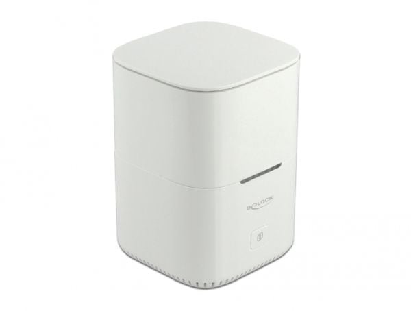 DeLOCK 63084, HDD, SSD, SATA, 2.5", USB 3.2 Gen 2 (3.1 Gen 2) Type-C, 6 Gbit/s, Valkoinen