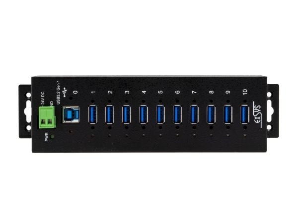 EXSYS EX-1504HMS, USB 3.2 Gen 1 (3.1 Gen 1) Type-B, USB 3.2 Gen 1 (3.1 Gen 1) Type-A, 5000 Mbit/s, lajittelu, metalli, 1,5 m