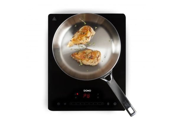 Domo DO332IP, Sort, Benkeplate, Sonebasert induksjon, Keramisk, 1 zone(s), 1 zone(s)