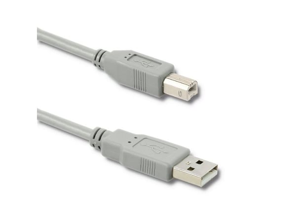 Qoltec 50394, 0,5 m, USB A, USB B, USB 2.0, 0,48 Gbit/sek, grå