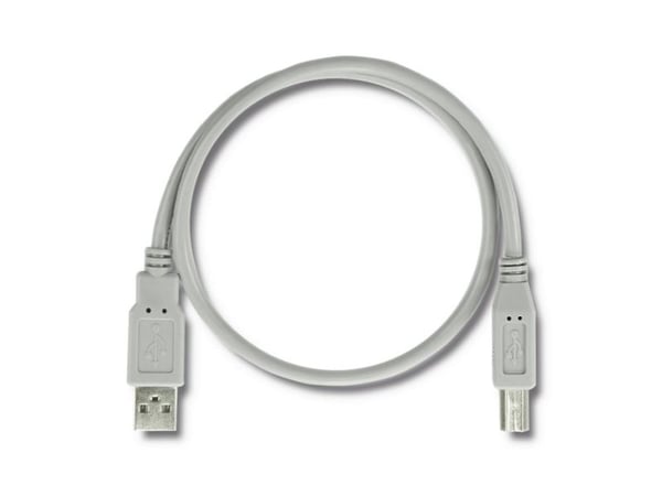 Qoltec 50394, 0,5 m, USB A, USB B, USB 2.0, 0,48 Gbit/sek, grå
