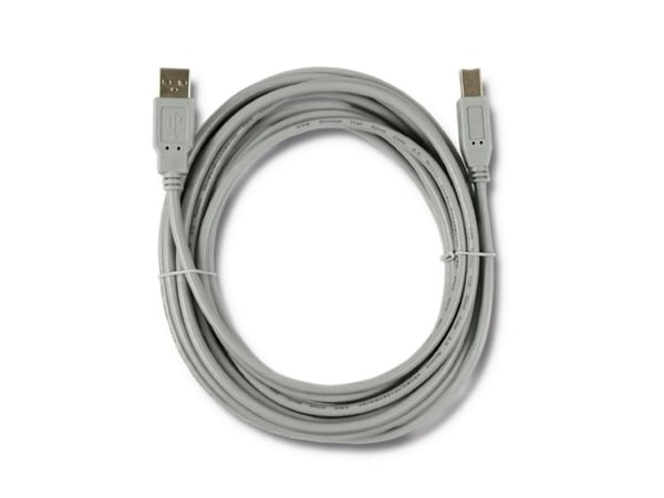 Qoltec - USB-kaapeli - USB (han) til USB Type B (han) - USB 2.0 - 5 m - vihreä