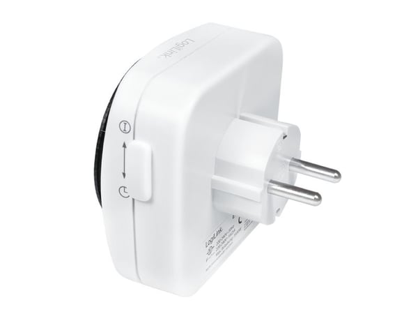 LogiLink ET0011, Daglig timer, Vit, Rotations-, 24 timmar, IP20, 230 V