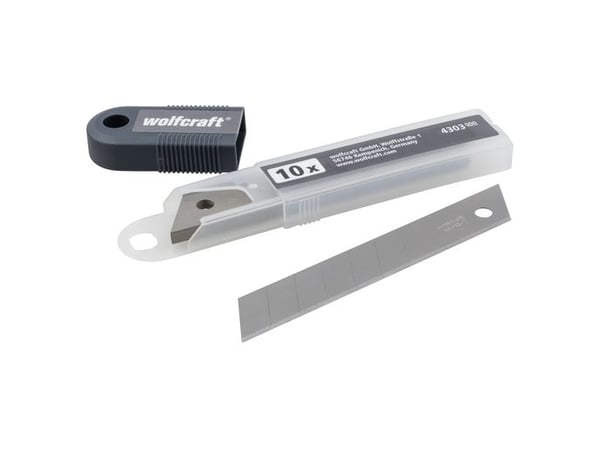 wolfcraft GmbH 4303000, 10 stk, 18 mm, 0,5 mm, Rustfrit stål, Blisteri